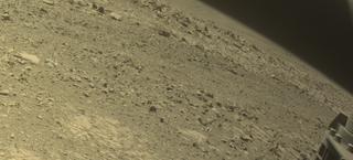 View image taken on Mars, Mars Perseverance Sol 1395: Front Right Hazard Avoidance Camera (Hazcam)