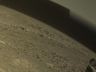 View image taken on Mars, Mars Perseverance Sol 1395: Front Right Hazard Avoidance Camera (Hazcam)