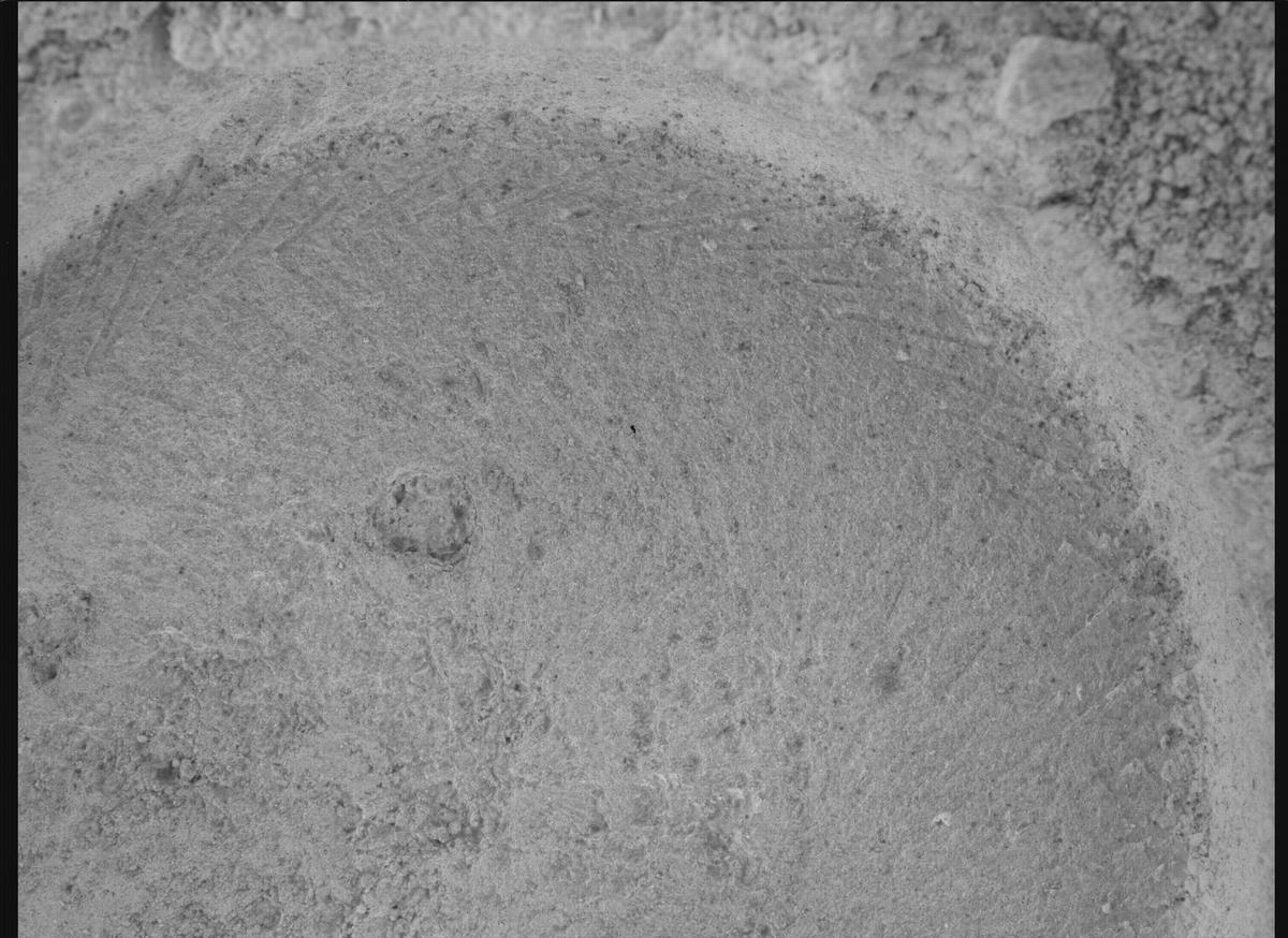 This image was taken by SHERLOC_WATSON onboard NASA's Mars rover Perseverance on Sol 1396