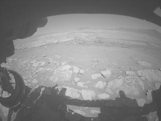 View image taken on Mars, Mars Perseverance Sol 1397: Front Left Hazard Avoidance Camera (Hazcam)