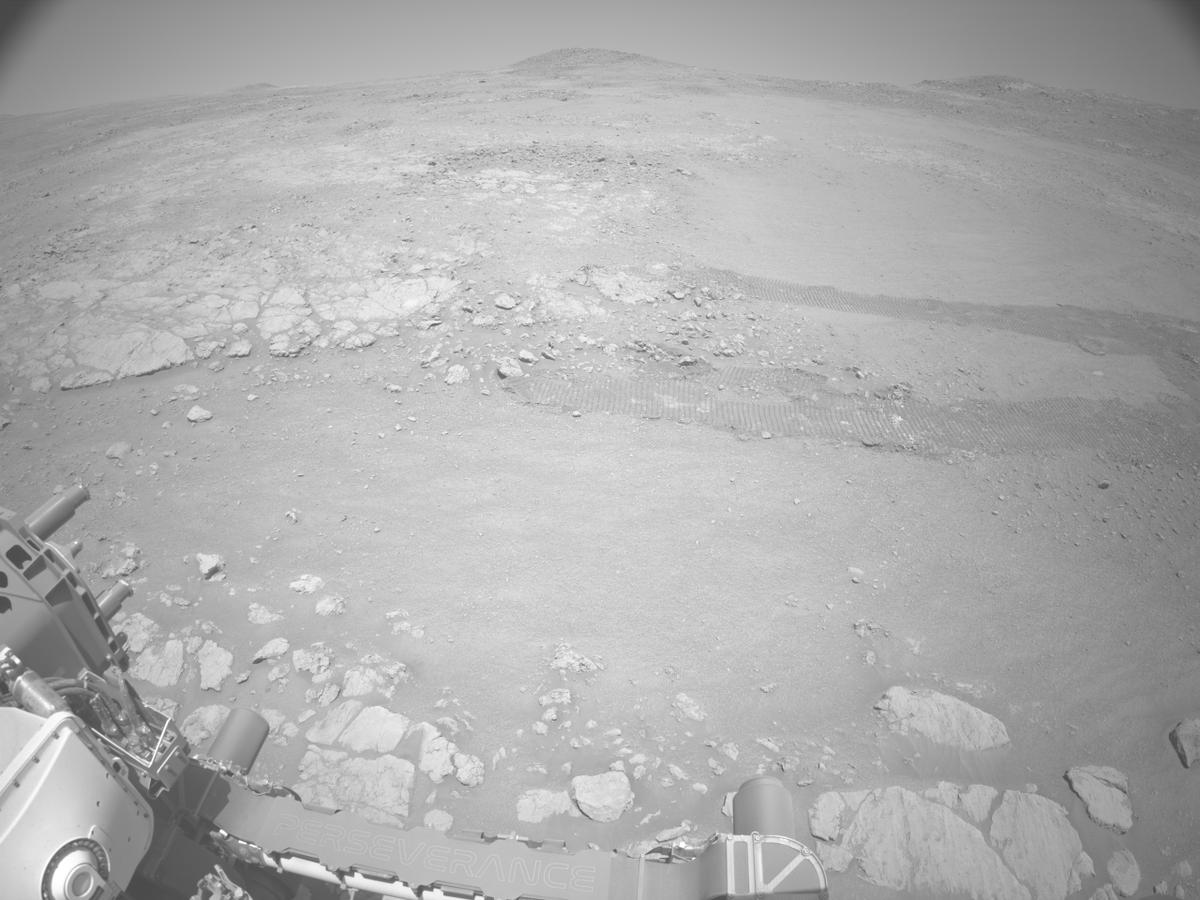 This image was taken by NAVCAM_LEFT onboard NASA's Mars rover Perseverance on Sol 1397