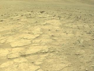 View image taken on Mars, Mars Perseverance Sol 1400: Front Left Hazard Avoidance Camera (Hazcam)