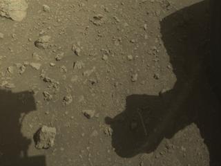 View image taken on Mars, Mars Perseverance Sol 1400: Front Left Hazard Avoidance Camera (Hazcam)