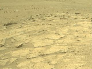 View image taken on Mars, Mars Perseverance Sol 1400: Front Right Hazard Avoidance Camera (Hazcam)