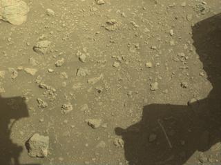 View image taken on Mars, Mars Perseverance Sol 1400: Front Right Hazard Avoidance Camera (Hazcam)