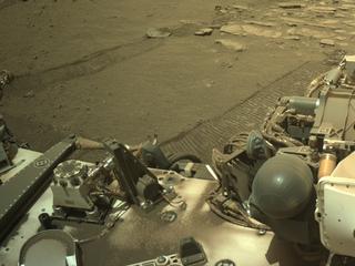 View image taken on Mars, Mars Perseverance Sol 1400: Right Navigation Camera (Navcam)