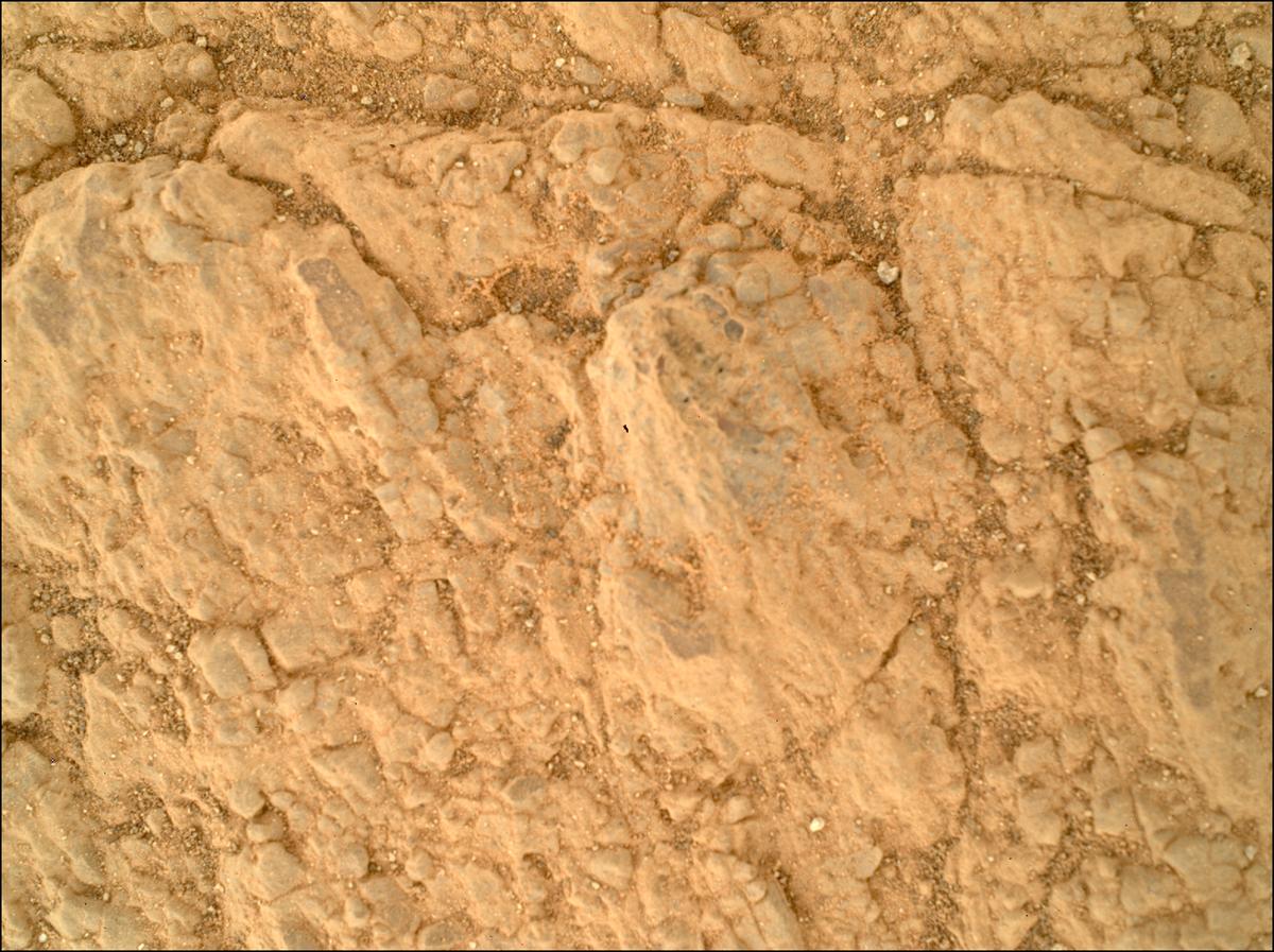 This image was taken by SHERLOC_WATSON onboard NASA's Mars rover Perseverance on Sol 1401
