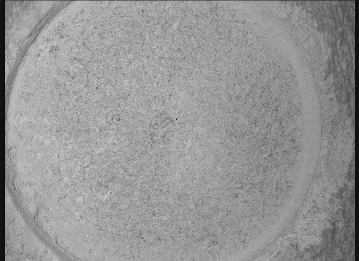 This image was taken by SHERLOC_WATSON onboard NASA's Mars rover Perseverance on Sol 1404