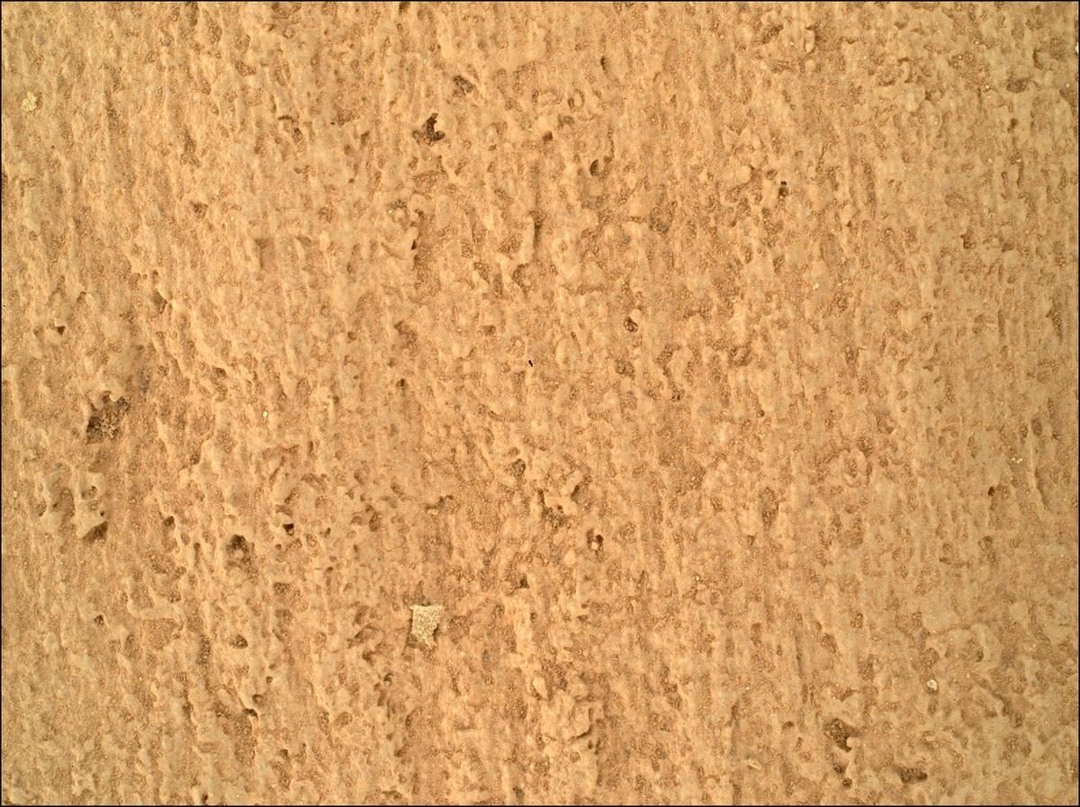This image was taken by SHERLOC_WATSON onboard NASA's Mars rover Perseverance on Sol 1404