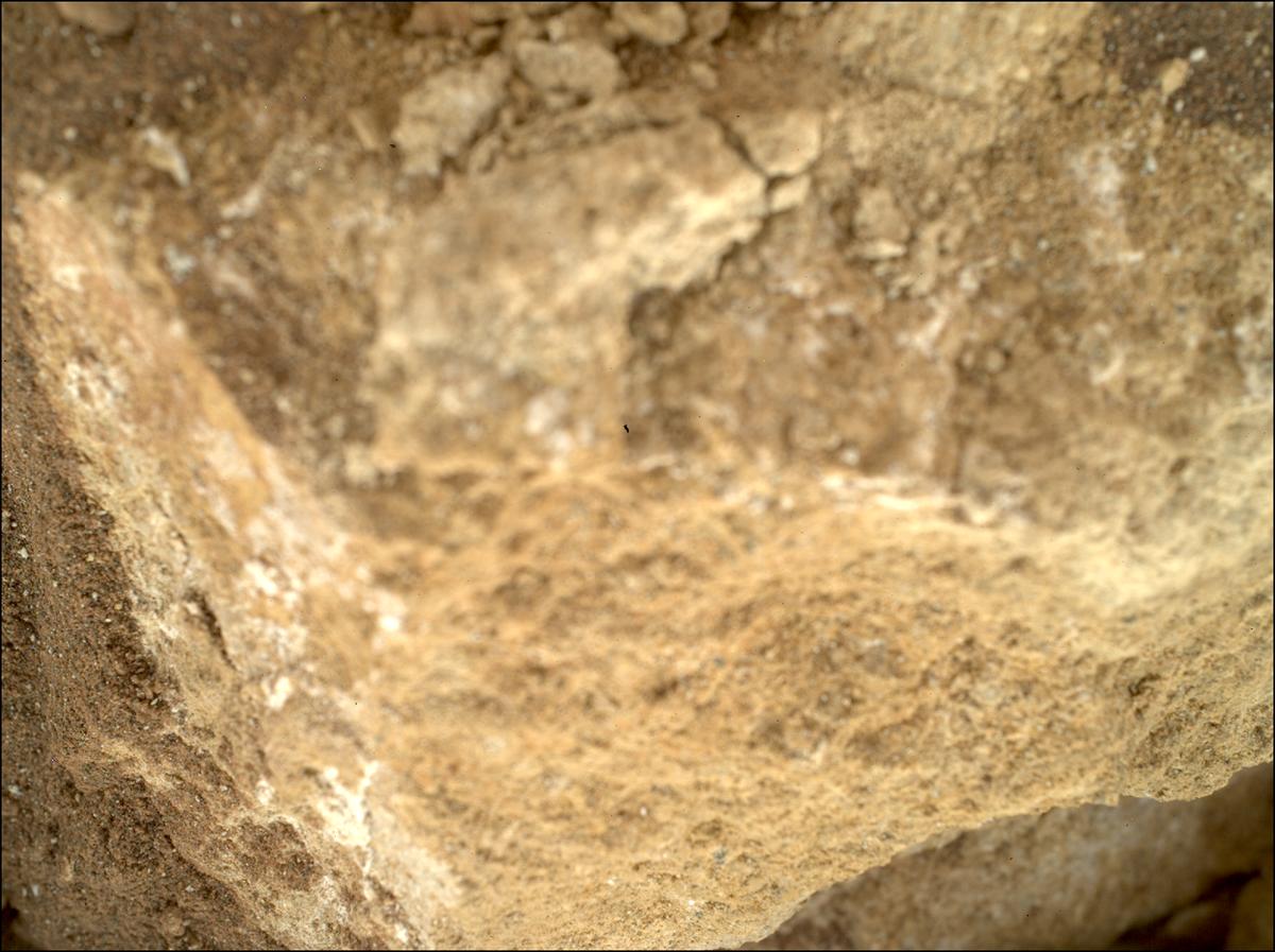 This image was taken by SHERLOC_WATSON onboard NASA's Mars rover Perseverance on Sol 1405