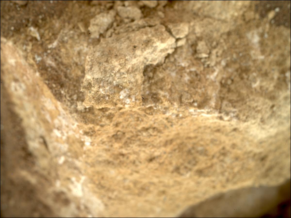 This image was taken by SHERLOC_WATSON onboard NASA's Mars rover Perseverance on Sol 1405