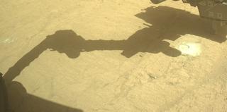 View image taken on Mars, Mars Perseverance Sol 1409: Front Left Hazard Avoidance Camera (Hazcam)