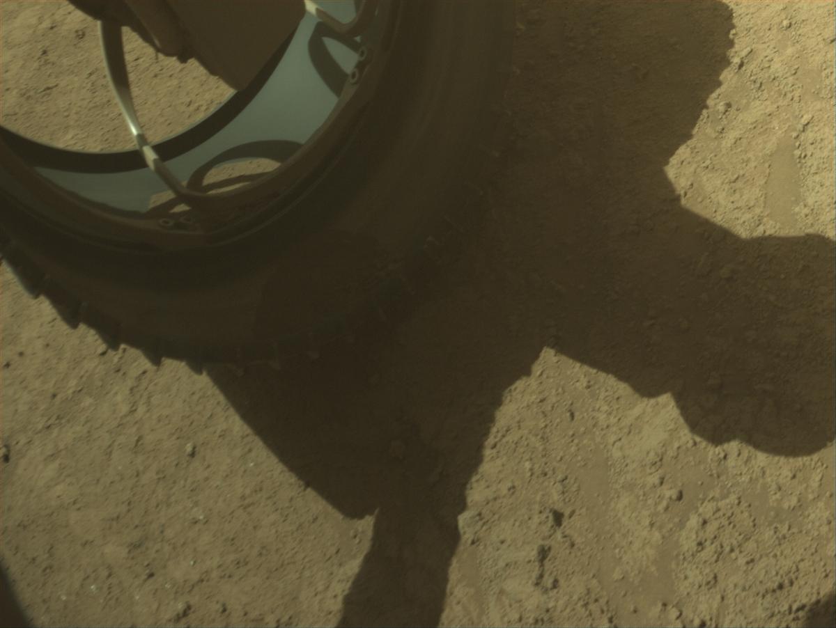 This image was taken by FRONT_HAZCAM_LEFT_A onboard NASA's Mars rover Perseverance on Sol 1411