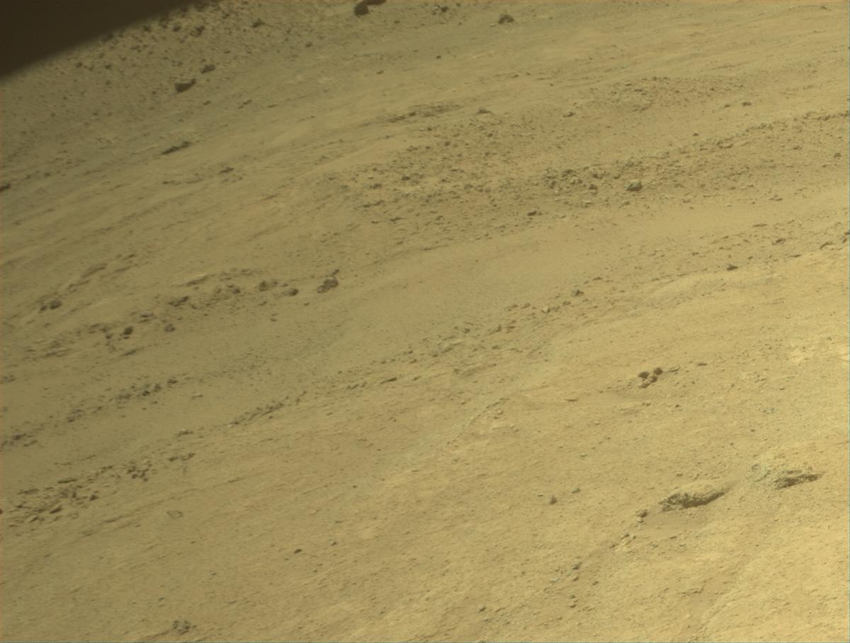 This image was taken by FRONT_HAZCAM_RIGHT_A onboard NASA's Mars rover Perseverance on Sol 1411