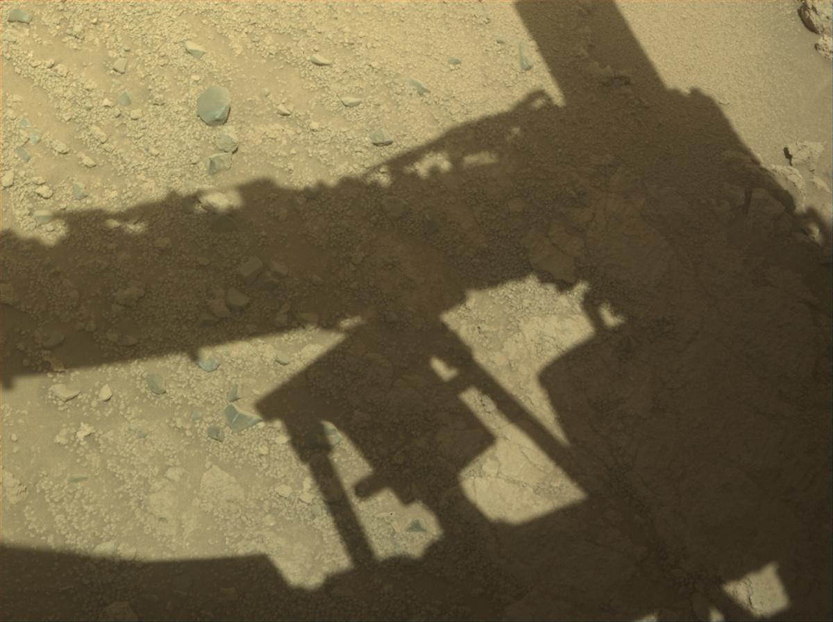 This image was taken by FRONT_HAZCAM_RIGHT_A onboard NASA's Mars rover Perseverance on Sol 1411