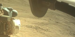 View image taken on Mars, Mars Perseverance Sol 1413: Front Right Hazard Avoidance Camera (Hazcam)