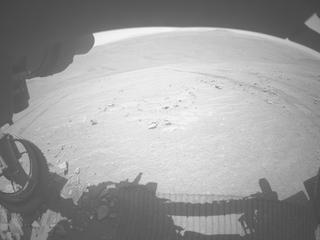 View image taken on Mars, Mars Perseverance Sol 1415: Front Left Hazard Avoidance Camera (Hazcam)