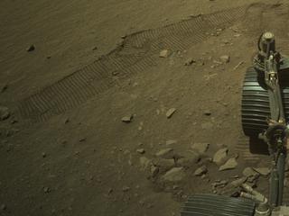 View image taken on Mars, Mars Perseverance Sol 1416: Left Navigation Camera (Navcam)