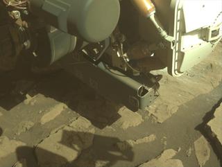 View image taken on Mars, Mars Perseverance Sol 1420: Front Left Hazard Avoidance Camera (Hazcam)