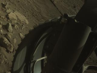 View image taken on Mars, Mars Perseverance Sol 1420: Front Right Hazard Avoidance Camera (Hazcam)