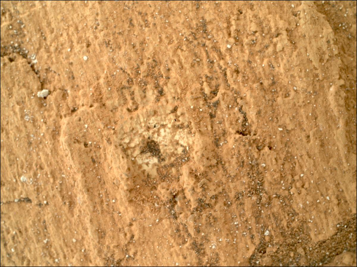 This image was taken by SHERLOC_WATSON onboard NASA's Mars rover Perseverance on Sol 1420