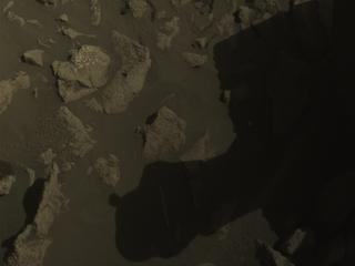 View image taken on Mars, Mars Perseverance Sol 1424: Front Left Hazard Avoidance Camera (Hazcam)