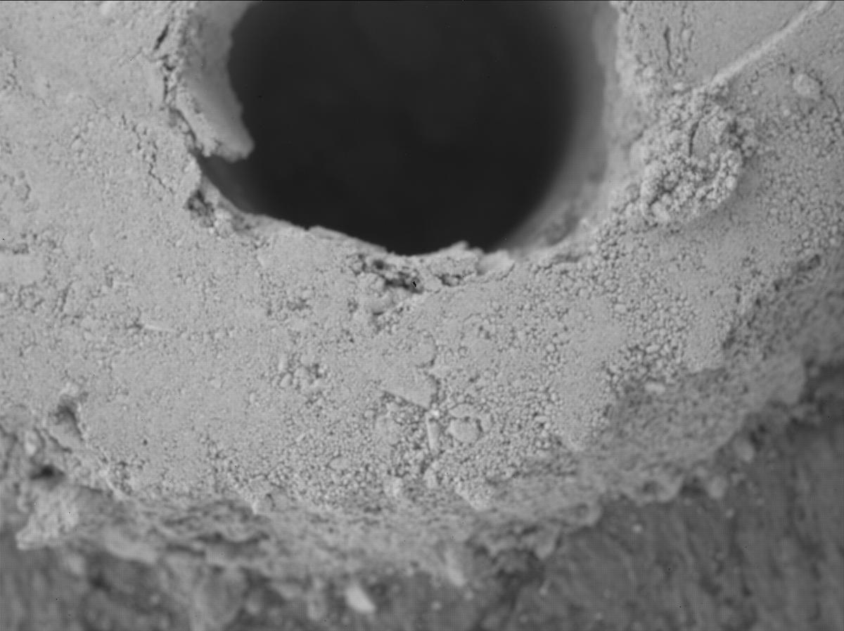 This image was taken by SHERLOC_WATSON onboard NASA's Mars rover Perseverance on Sol 1424