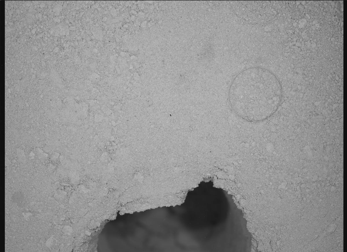 This image was taken by SHERLOC_WATSON onboard NASA's Mars rover Perseverance on Sol 1424