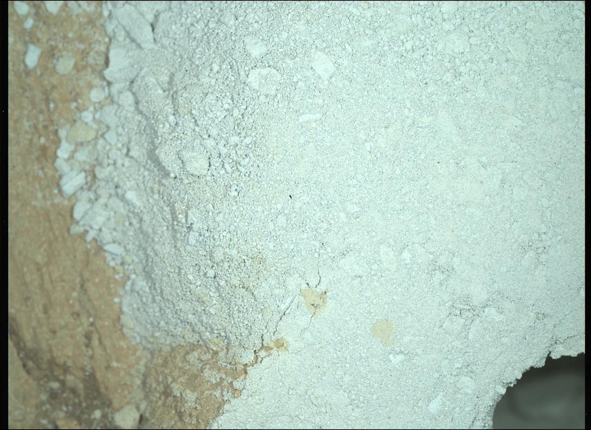 This image was taken by SHERLOC_WATSON onboard NASA's Mars rover Perseverance on Sol 1424