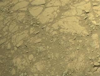 View image taken on Mars, Mars Perseverance Sol 1435: Front Right Hazard Avoidance Camera (Hazcam)