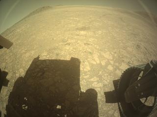 View image taken on Mars, Mars Perseverance Sol 1435: Rear Right Hazard Avoidance Camera (Hazcam)