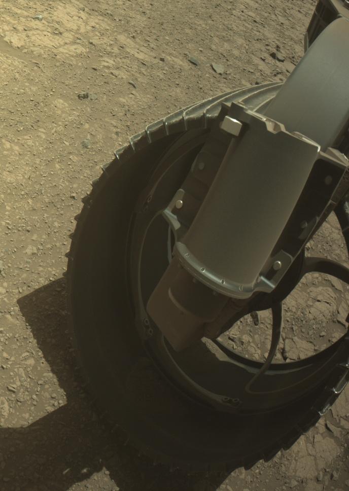 This image was taken by FRONT_HAZCAM_RIGHT_A onboard NASA's Mars rover Perseverance on Sol 1436