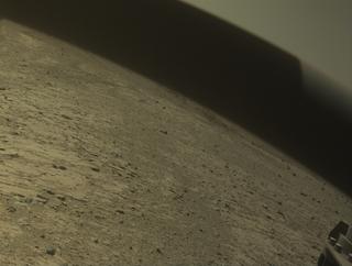 View image taken on Mars, Mars Perseverance Sol 1436: Front Right Hazard Avoidance Camera (Hazcam)