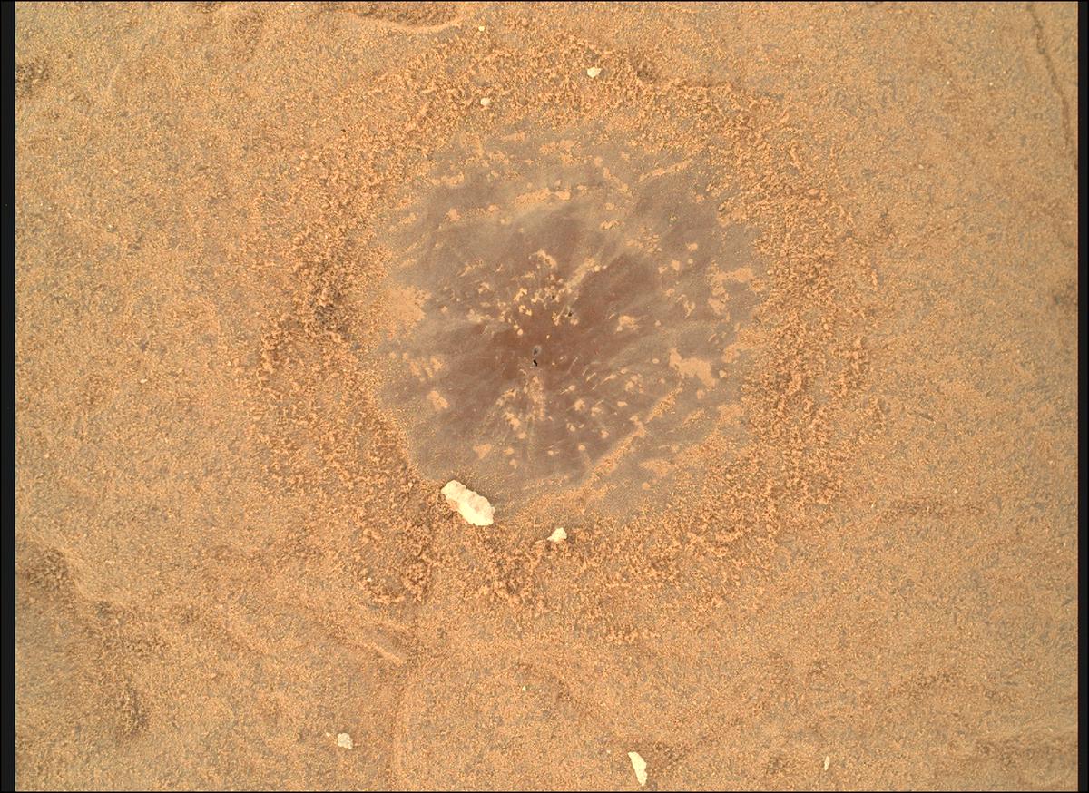 This image was taken by SHERLOC_WATSON onboard NASA's Mars rover Perseverance on Sol 1437