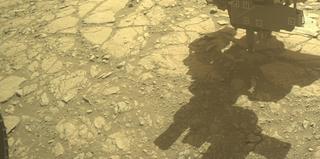 View image taken on Mars, Mars Perseverance Sol 1441: Front Left Hazard Avoidance Camera (Hazcam)