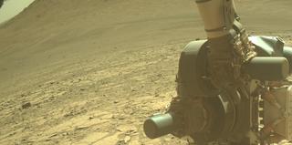 View image taken on Mars, Mars Perseverance Sol 1441: Front Left Hazard Avoidance Camera (Hazcam)