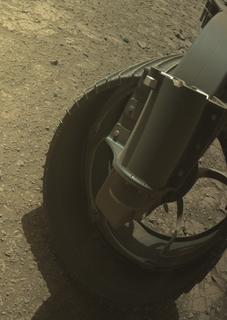 View image taken on Mars, Mars Perseverance Sol 1441: Front Right Hazard Avoidance Camera (Hazcam)