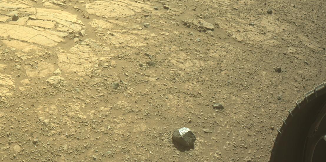 This image was taken by FRONT_HAZCAM_RIGHT_A onboard NASA's Mars rover Perseverance on Sol 1441