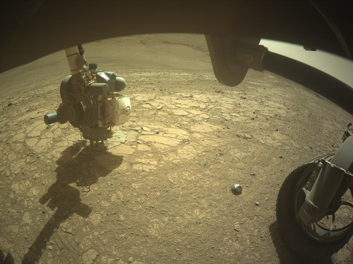 This image was taken by FRONT_HAZCAM_RIGHT_A onboard NASA's Mars rover Perseverance on Sol 1441
