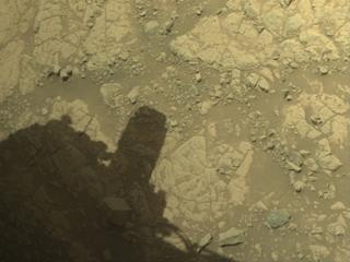 View image taken on Mars, Mars Perseverance Sol 1445: Front Right Hazard Avoidance Camera (Hazcam)