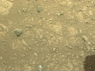 View image taken on Mars, Mars Perseverance Sol 1445: Front Right Hazard Avoidance Camera (Hazcam)