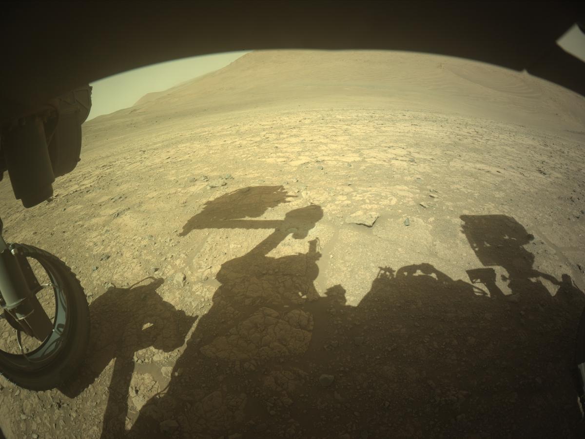 This image was taken by FRONT_HAZCAM_LEFT_A onboard NASA's Mars rover Perseverance on Sol 1448