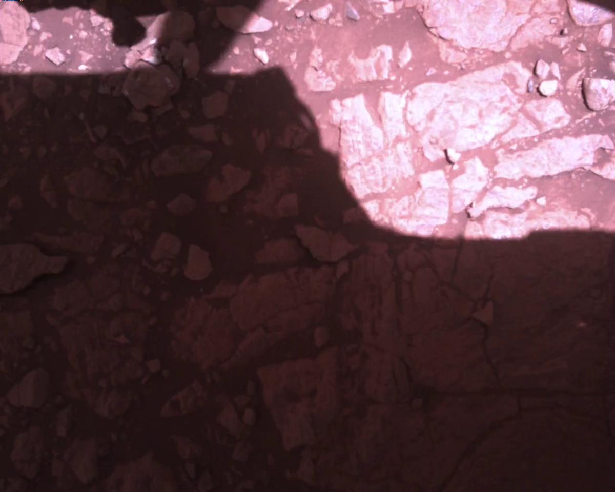 This image was taken by EDL_RDCAM onboard NASA's Mars rover Perseverance on Sol 1451