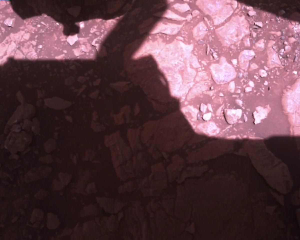 This image was taken by EDL_RDCAM onboard NASA's Mars rover Perseverance on Sol 1451