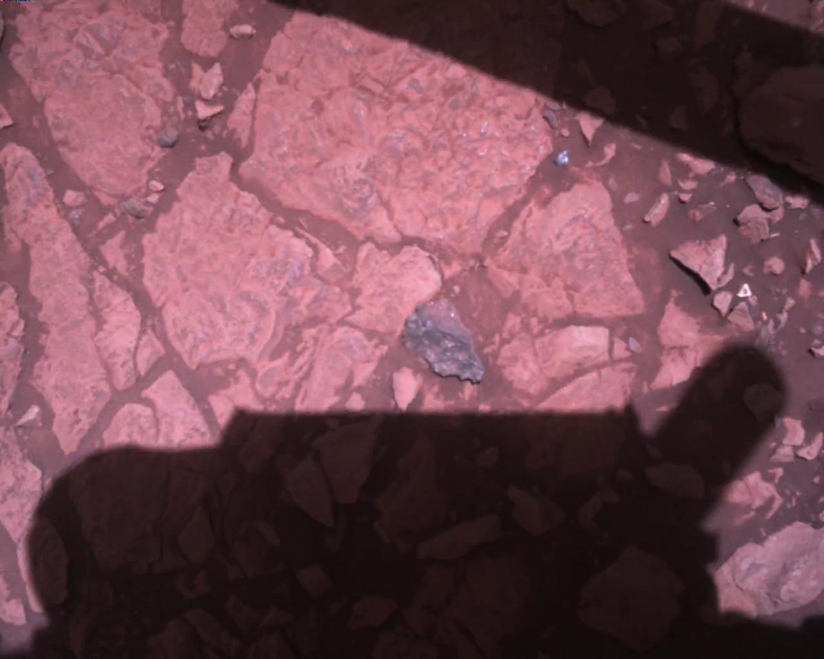 This image was taken by EDL_RDCAM onboard NASA's Mars rover Perseverance on Sol 1451