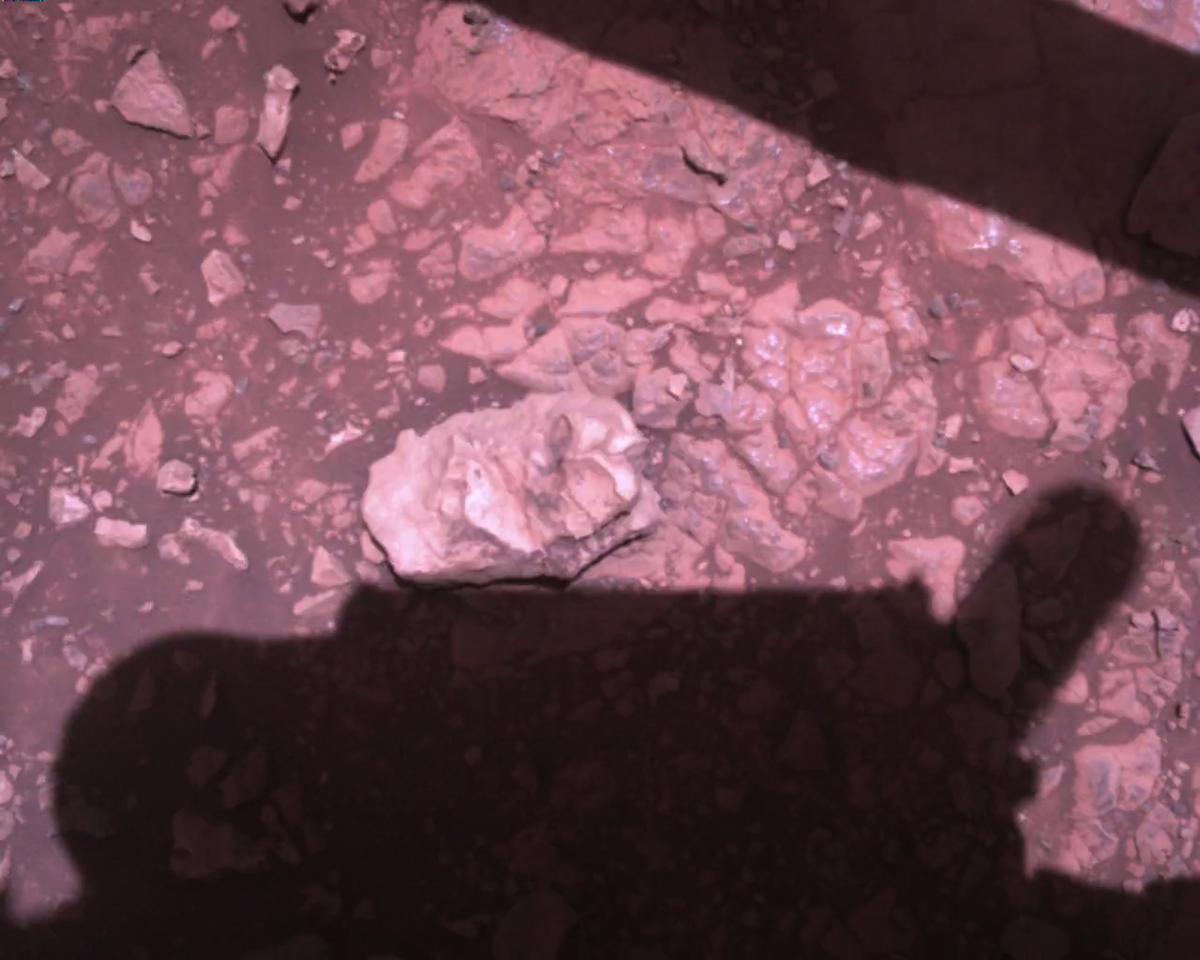 This image was taken by EDL_RDCAM onboard NASA's Mars rover Perseverance on Sol 1451