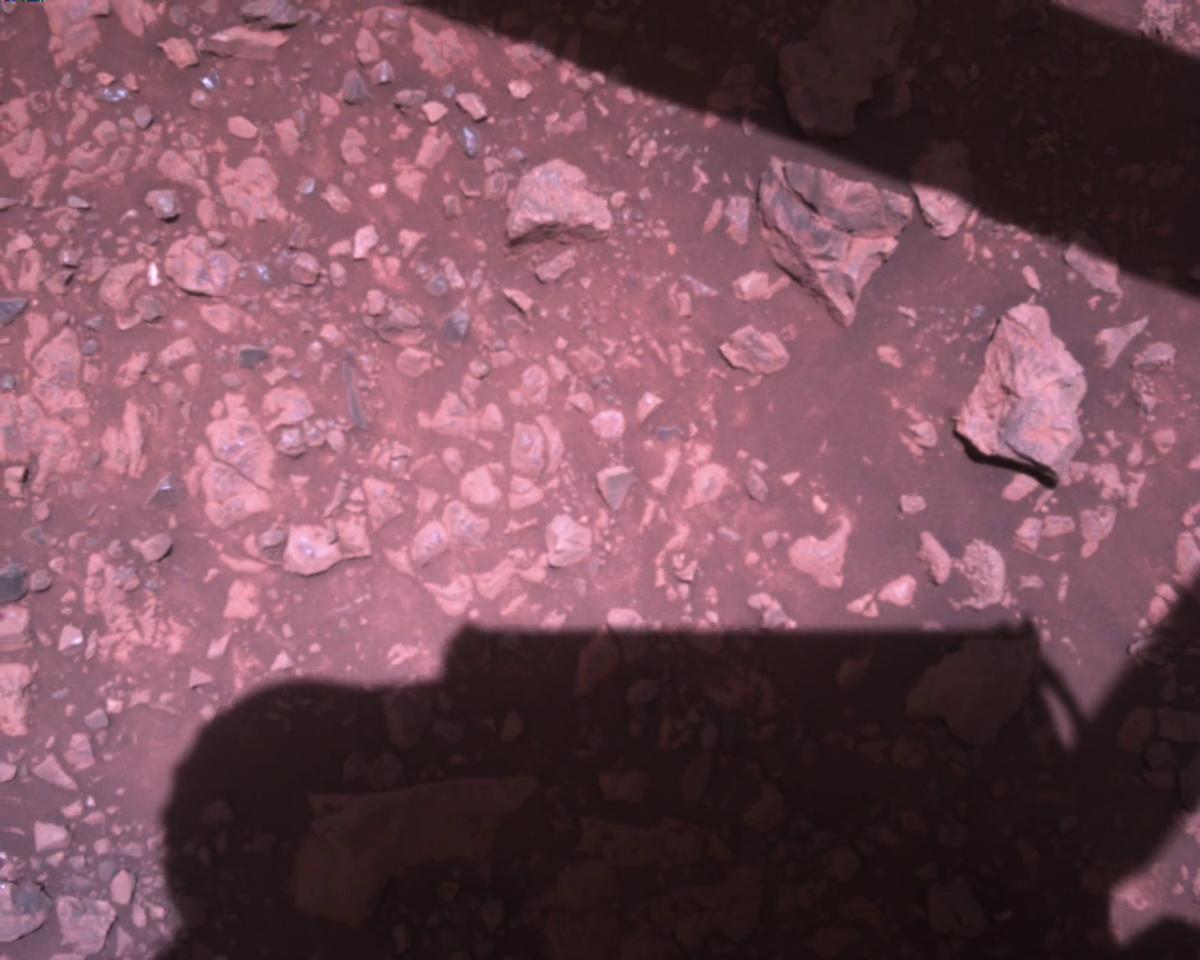 This image was taken by EDL_RDCAM onboard NASA's Mars rover Perseverance on Sol 1451