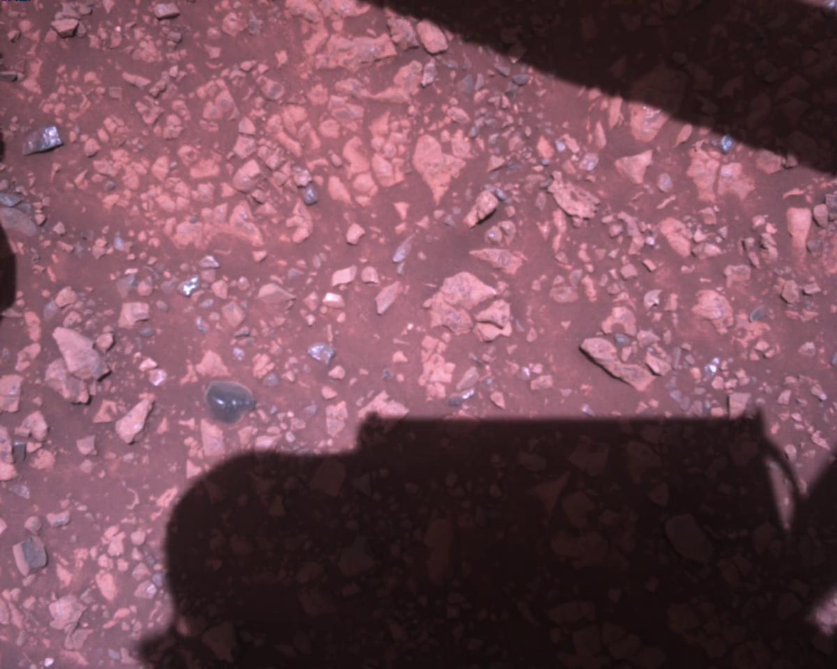 This image was taken by EDL_RDCAM onboard NASA's Mars rover Perseverance on Sol 1451