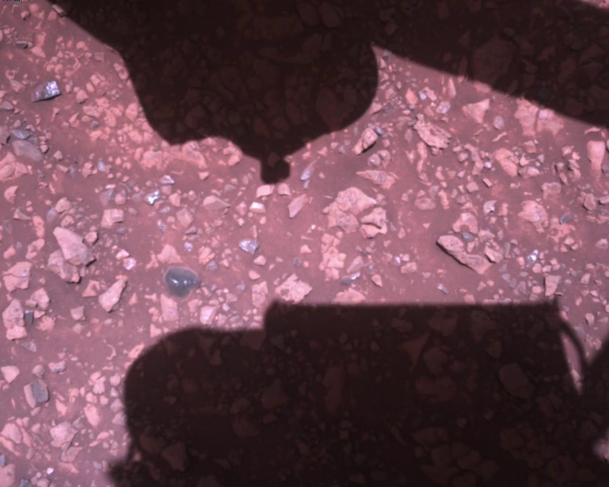 This image was taken by EDL_RDCAM onboard NASA's Mars rover Perseverance on Sol 1451