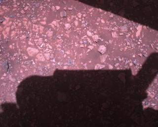 View image taken on Mars, Mars Perseverance Sol 1451: Rover Down-Look Camera